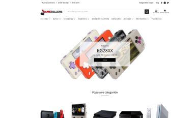 Schermafbeelding van gamesellers.nl