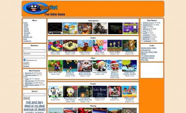 Schermafbeelding van gamesfort.net