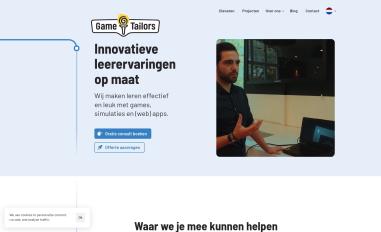 Schermafbeelding van gametailors.com