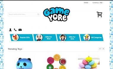 Schermafbeelding van gameyore.com