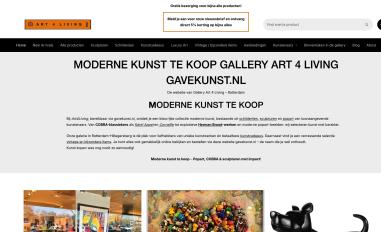 Schermafbeelding van gavekunst.nl