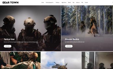 Schermafbeelding van geartown.eu