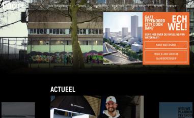 Schermafbeelding van gebiedsontwikkeling.feyenoord-city.nl