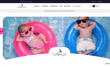 Schermafbeelding van geboortegift.nl