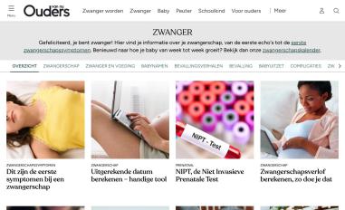 Schermafbeelding van geboortekaartje.nl