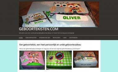 Schermafbeelding van geboortekisten.com