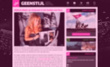 Schermafbeelding van geenstijl.nl