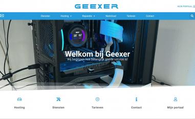 Schermafbeelding van geexer.nl