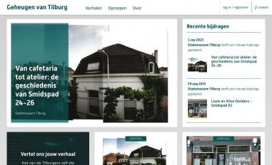 Schermafbeelding van geheugenvantilburg.nl