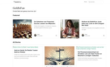 Schermafbeelding van geldisfun.nl