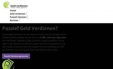 Schermafbeelding van geldverdienenpassief.nl