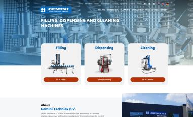 Schermafbeelding van gemini-techniek.com