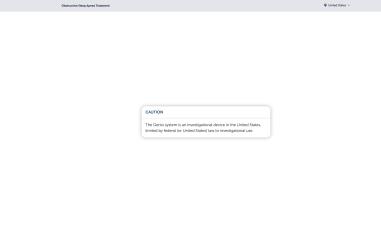 Schermafbeelding van geniosleep.com