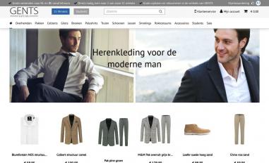 Schermafbeelding van gents.nl