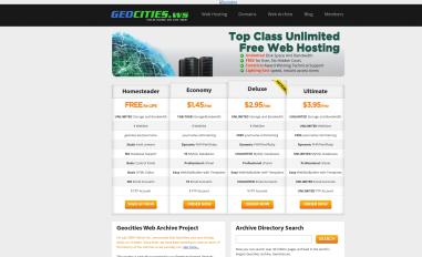 Schermafbeelding van geocities.ws