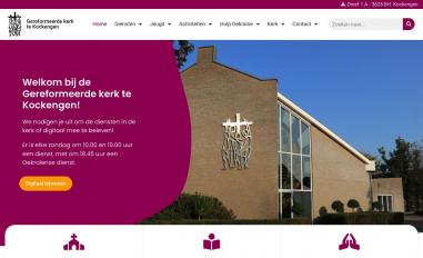 Schermafbeelding van gereformeerdekerkkockengen.nl