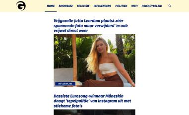 Schermafbeelding van geruchtmakend.nl