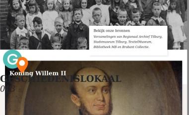 Schermafbeelding van geschiedenislokaal013.nl