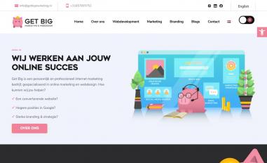 Schermafbeelding van getbigmarketing.nl