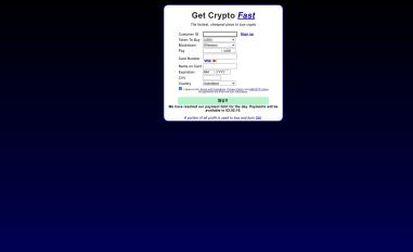 Schermafbeelding van getcryptofast.com