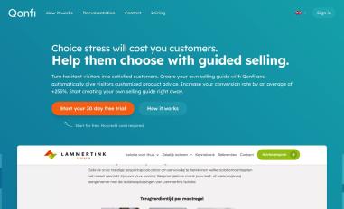 Schermafbeelding van getqonfi.com