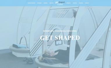 Schermafbeelding van getshaped.nl
