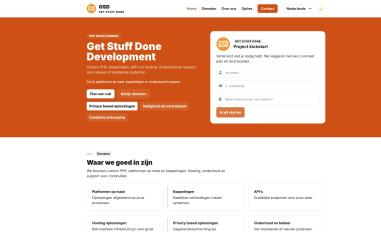 Schermafbeelding van getstuffdone.nl