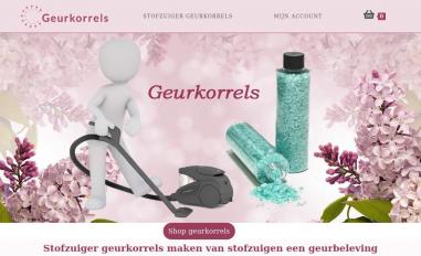 Schermafbeelding van geurkorrels.nl