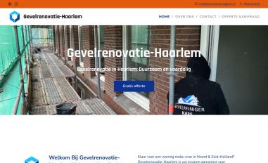 Schermafbeelding van gevelrenovatiehaarlem.nl