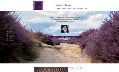 Schermafbeelding van gewoontineke.nl