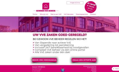 Schermafbeelding van gewoonvvebeheer.com