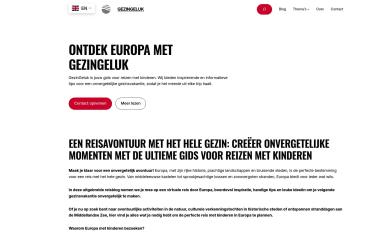 Schermafbeelding van gezingeluk.nl