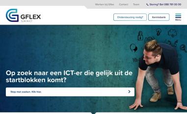 Schermafbeelding van gflex.nl