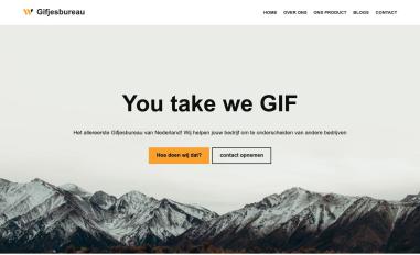 Schermafbeelding van gifjesbureau.nl