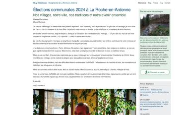 Schermafbeelding van gilloteaux.be