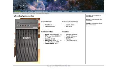 Schermafbeelding van gitlab.physics.muni.cz
