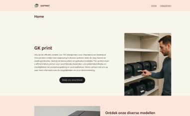 Schermafbeelding van gkprint.nl