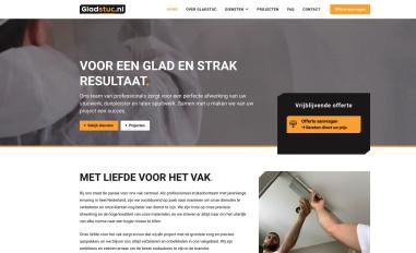 Schermafbeelding van gladstuc.nl