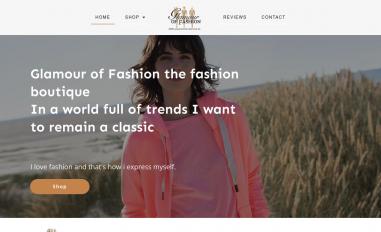Schermafbeelding van glamouroffashion.nl