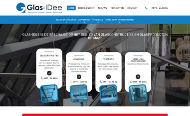 Schermafbeelding van glas-idee.nl