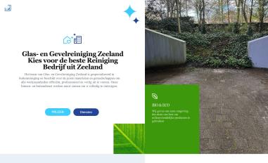 Schermafbeelding van glasengevelreinigingzeeland.nl