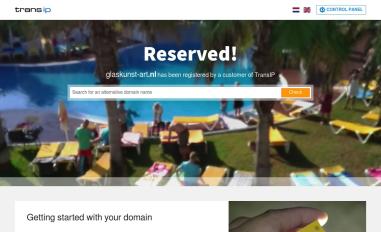 Schermafbeelding van glaskunst-art.nl