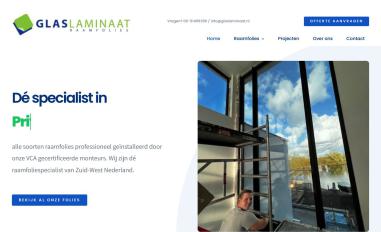 Schermafbeelding van glaslaminaat.nl