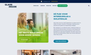 Schermafbeelding van glassinside.nl