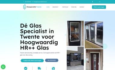 Schermafbeelding van glasspecialisttwente.nl