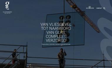 Schermafbeelding van glassworkers.nl