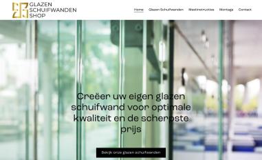Schermafbeelding van glazenschuifwandenshop.nl