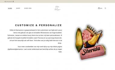 Schermafbeelding van glitterandglamazons.nl