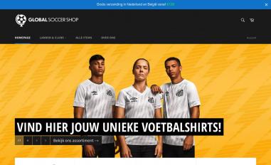 Schermafbeelding van globalsoccershop.nl