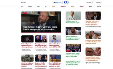 Schermafbeelding van globo.com